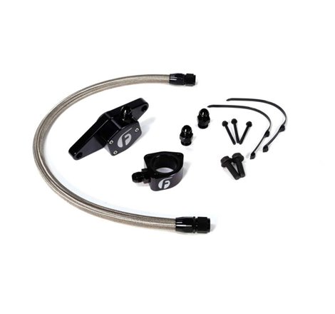 Fleece Performance 98.5-02 VP Coolant Bypass Kit w/ Stainless Steel Braided Line
