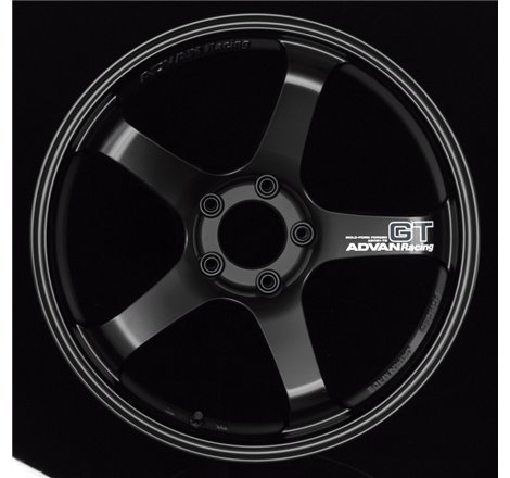 Advan GT 18x9.5 +22 5-114.3 Semi Gloss Black Wheel