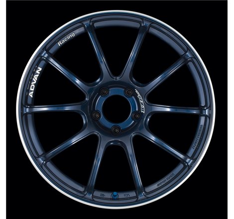Advan RZII 18x9.5 +45 5-100 Racing Indigo Blue Wheel