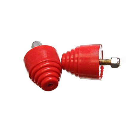 Energy Suspension All Purpose Red Bump Stop Set 2 1/8 inch Tall / 2 inch dia. (2 per set)