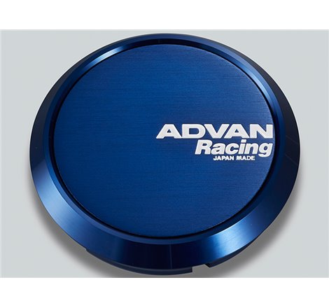Advan 73mm Flat Centercap - Blue Anodized