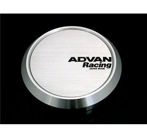 Advan 63mm Flat Centercap - Silver Alumite