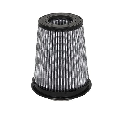 aFe MagnumFLOW Pro DRY S Replacement Air Filter 4in F x 6in B (mt2) x 4-1/2in T (Inv) x 7-1/2in H