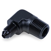 Snow Performance 3/8in NPT to 4AN Elbow Water Fitting (Black)