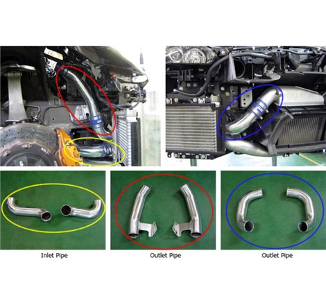 HKS 09-10 Nissan GT-R Intercooler Pipe Kit (2 inlet/4 outlet)