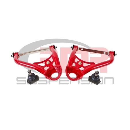 BMR 67-69 1st Gen F-Body Pro-Touring Upper A-Arms w/ Tall Ball Joint (Delrin) - Red