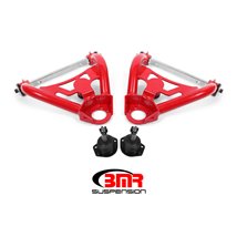 BMR 64-72 A-Body Pro-Touring Upper A-Arms w/ Tall Ball Joint (Delrin) - Red