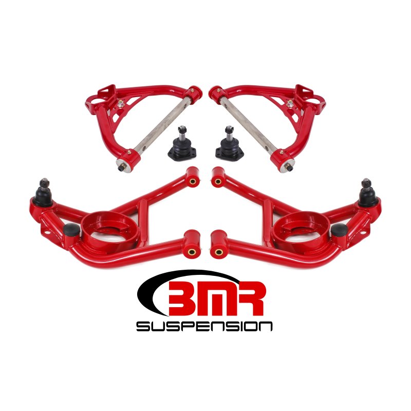 BMR 70-81 2nd Gen F-Body Upper And Lower A-Arm Kit - Red