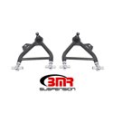 BMR 79-93 Mustang Lower A-Arm (Coilover Only) w/ Adj. Rod End and STD. Ball Joint - Black Hammertone