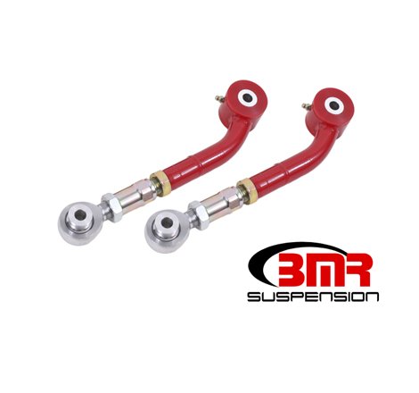 BMR 08-17 Challenger Upper Trailing Arms w/ On-Car Adj. Poly/Rod Ends - Red