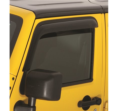 Rampage 2007-2018 Jeep Wrangler(JK) 2-Door Only Ventvisor - Smoke