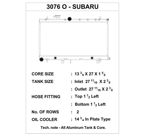 CSF 02-07 Subaru WRX/STI Radiator w/Built-In Oil Cooler/Filler Neck
