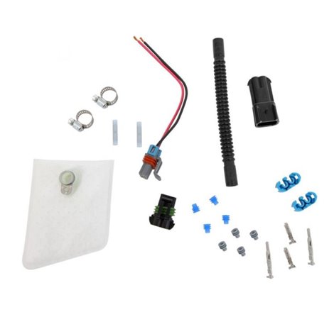 Walbro Universal Installation Kit: Fuel Filter, Wiring Harness, Fuel Line for F90000267 E85 Pump