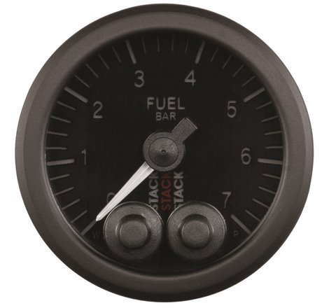 Autometer Stack 52mm 0-7 Bar M10 Male Pro-Control Fuel Pressure Gauge - Black