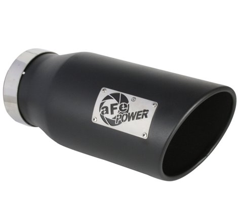 aFe MACH Force-XP 409 SS Right Side Single Wall Exhaust Tip 5in Inlet x 7in Outlet x 15in L