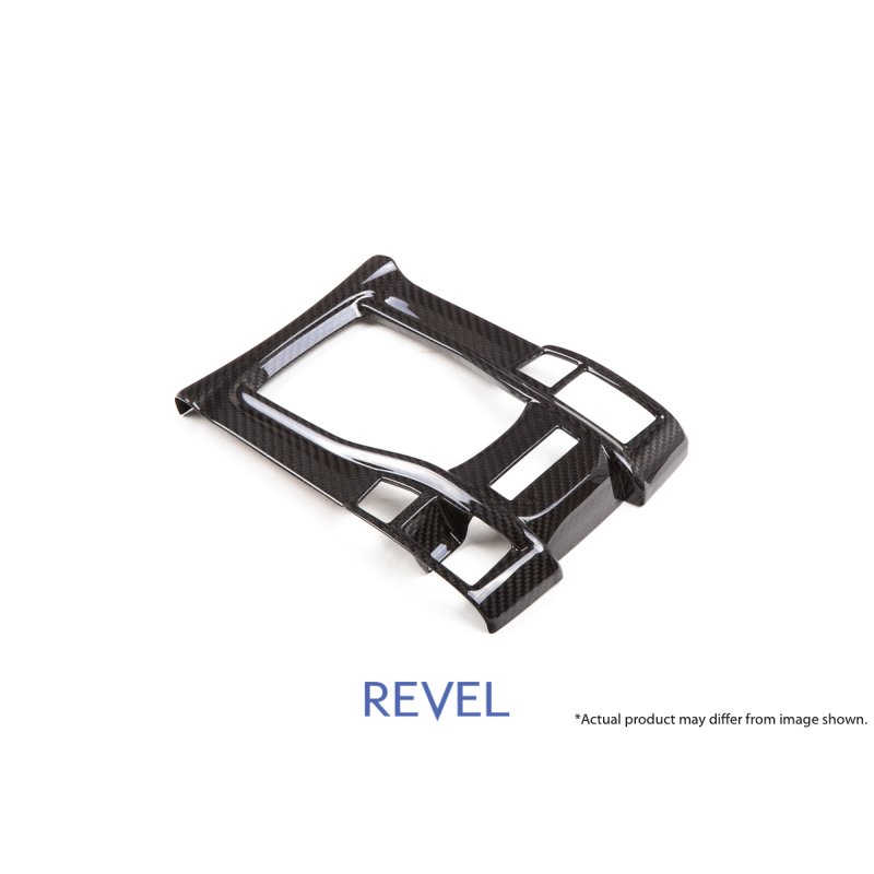 Revel GT Dry Carbon Shifter Panel Cover 17-18 Honda Civic Type-R - 1 Piece