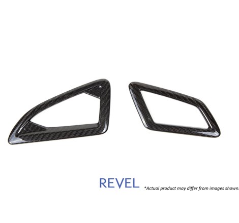 Revel GT Dry Carbon Defroster Garnish (Left & Right) 16-18 Honda Civic - 2 Pieces