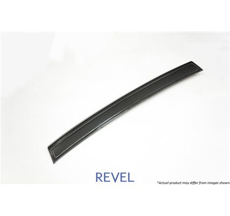 Revel GT Dry Carbon Rear Bumper Applique 15-18 Subaru WRX/STI - 1 Piece