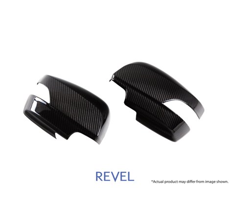 Revel GT Dry Carbon Mirror Covers (Left & Right) 15-18 Subaru WRX/STI - 2 Pieces