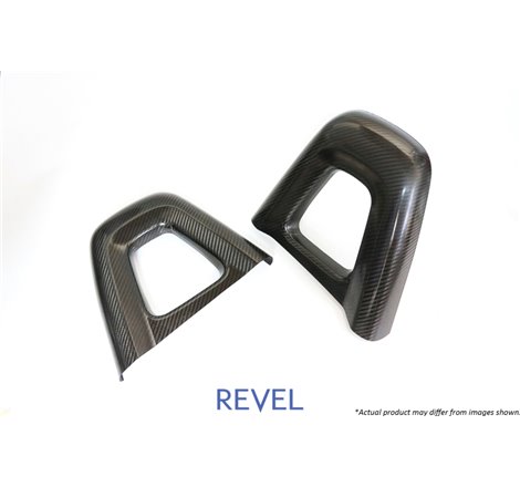 Revel GT Dry Carbon Headrest Covers (Left & Right) 16-18 Mazda MX-5 - 2 Pieces