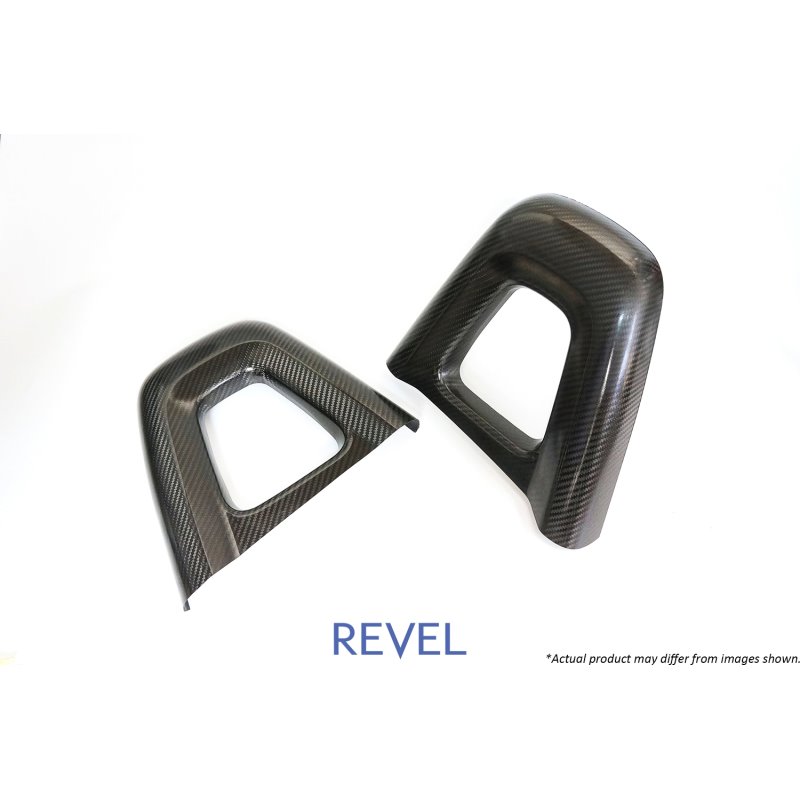 Revel GT Dry Carbon Headrest Covers (Left & Right) 16-18 Mazda MX-5 - 2 Pieces