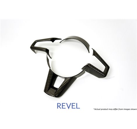 Revel GT Dry Carbon Steering Wheel Insert Covers 16-18 Mazda MX-5 - 4 Pieces