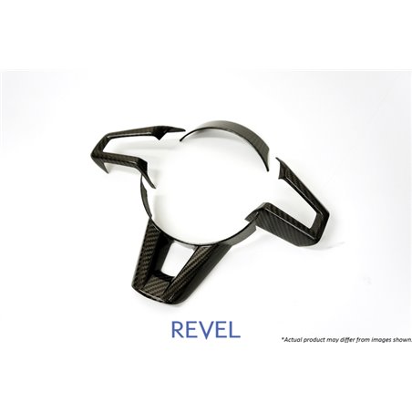 Revel GT Dry Carbon Steering Wheel Insert Covers 16-18 Mazda MX-5 - 4 Pieces