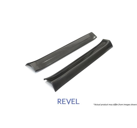 Revel GT Dry Carbon Door Sill Covers (Left & Right) 14-17 Mazda Mazda3 - 2 Pieces