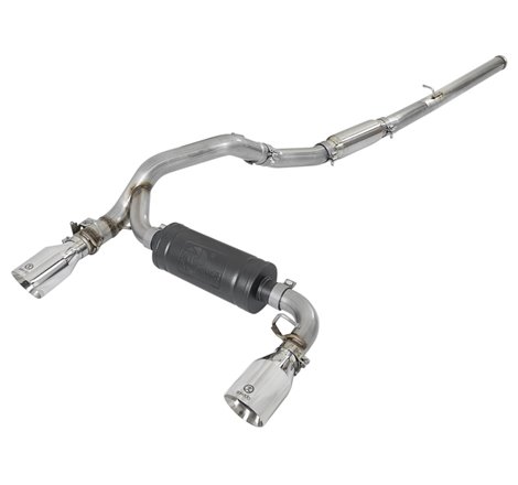 aFe Takeda 3in 304 SS Cat-Back Exhaust w/ Polished Tip 16-18 Ford Focus RS 2.3L (t)
