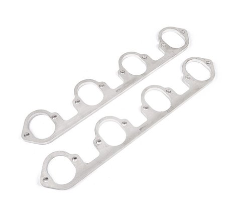 Stainless Works Big Block Ford Flat Tall Oval Port Header 304SS Exhaust Flanges 2-1/4in Primaries