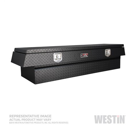 Westin/Brute Contractor TopSider 90in w/ Doors - Black Textured