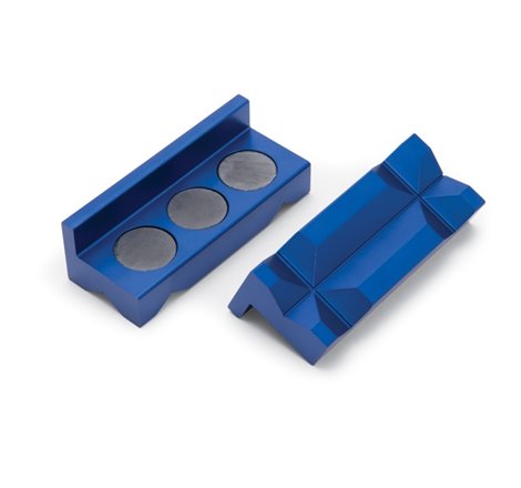 Russell Performance Blue Anodized Billet Aluminum Vice Jaws