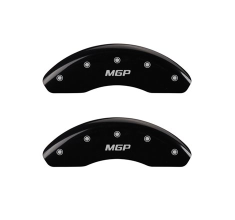 MGP 2 Caliper Covers Engraved Front MGP Black Finish Silver Char 2018 Ram Promaster City