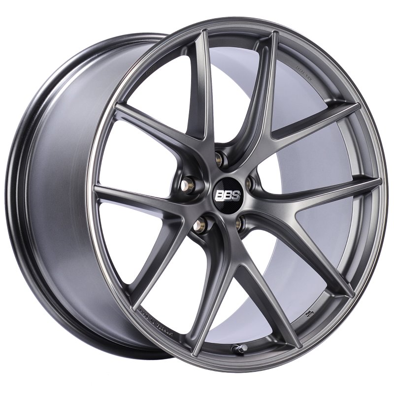 BBS CI-R 20x10.5 5x120 ET35 Platinum Silver Polished Rim Protector Wheel -82mm PFS/Clip Required