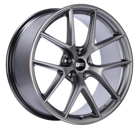 BBS CI-R 20x9 5x112 ET25 Platinum Silver Polished Rim Protector Wheel -82mm PFS/Clip Required