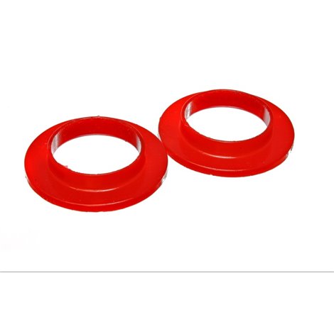 Energy Suspension Universal 2 3/16in ID 3 1/2in OD 11/16in H Red Coil Spring Isolators (2 per set)