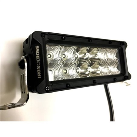 Iron Cross 7.5in LED Light Bar (3240 Lumens) for 20/22/24 Series Heavy Duty Bumper