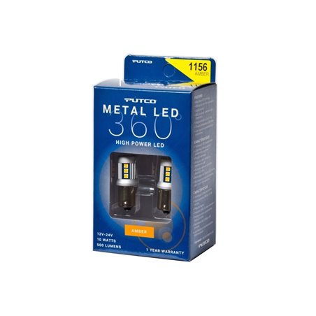 Putco 3156 - Amber Metal 360 LED