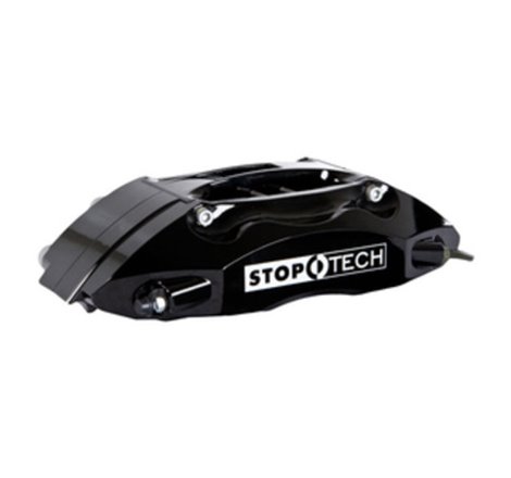 StopTech 00-06 Audi TT Front BBK w/ Black ST-40 Caliper Slotted 328x28 2pc Rotor
