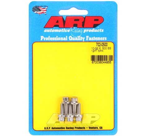 ARP 10-32 x .500 12pt SS bolts