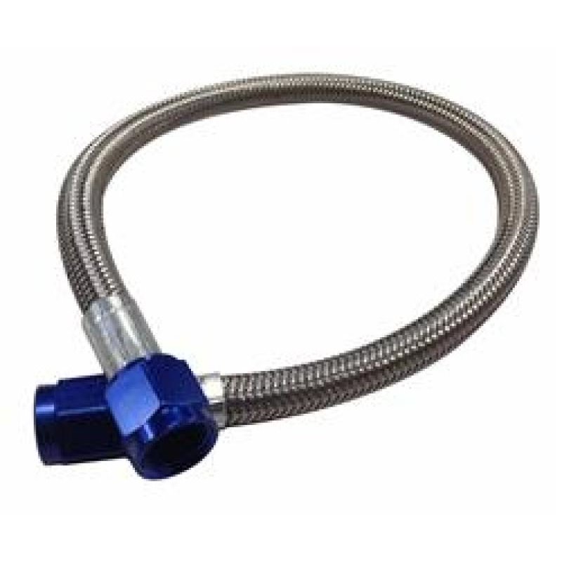 Fragola -4AN Hose Assembly Straight x Straight 240in Blue Nuts Nitrous Supply Line (20 Feet)