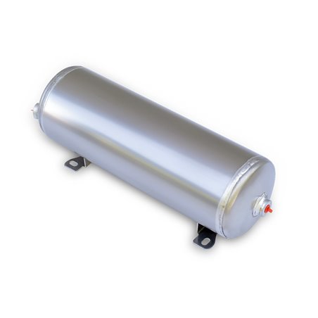Ridetech Air Tank 2 Gallon Aluminum w/ 2- 1/4in Ports and 1- 1/8in Port