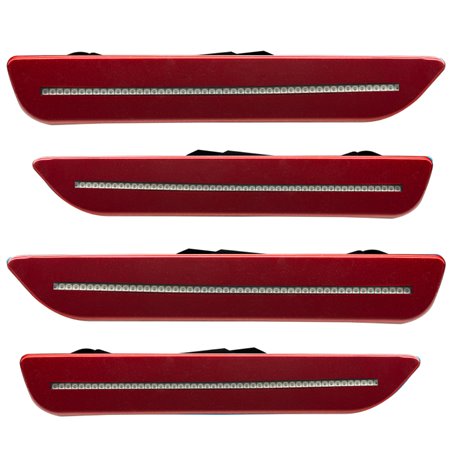 Oracle 10-14 Ford Mustang Concept Sidemarker Set - Clear - Ruby Red Metallic (RR)