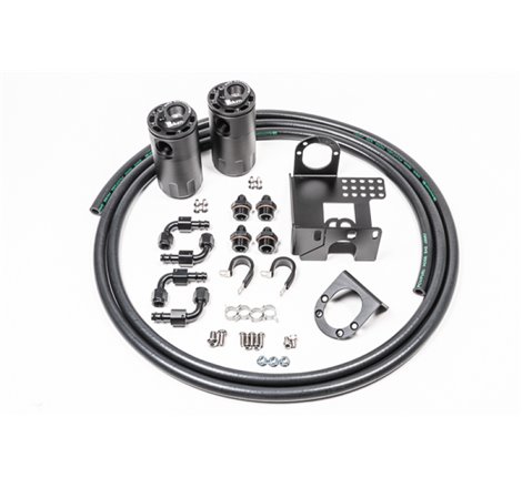 Radium Engineering 90-05 Mazda MX-5 Dual Catch Can Kit Fluid Lock
