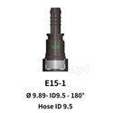 Quick Release 9.89 to 8mm Straight for Rubber Hose