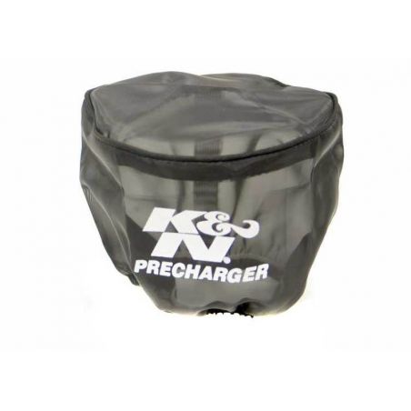 K&N Precharger Round Straight Air Filter Wrap Black - 5in ID x 4in H