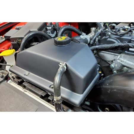 JLT 15-19 Ford Mustang Black Textured Coolant Tank Cover