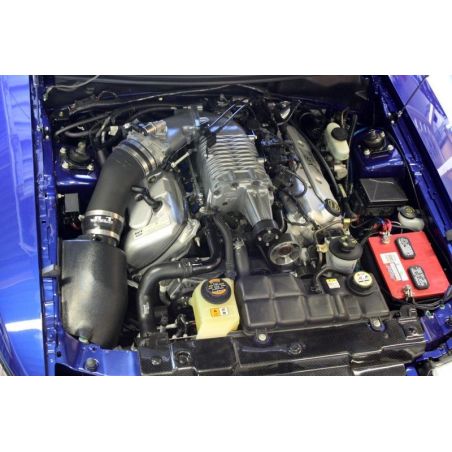 JLT 03-04 Ford Mustang SVT Cobra Black Textured Ram Air Intake Kit w/Red Filter