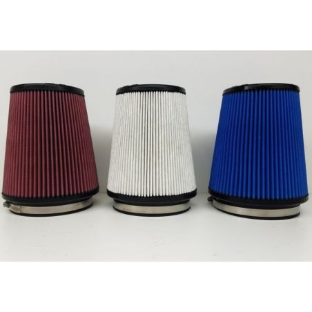 JLT 10-14 Ford Mustang GT500 Factory Replacement Oiled Air Filter 5.5x7in - Red