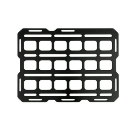 BuiltRight Industries 10in x 7.5in Tech Plate Steel Mounting Panel - Black